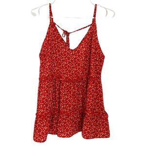 SIENNA SKY NWT Orange Floral Sleeveless Top
